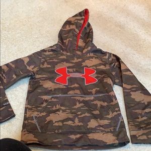 UA storm Camo hoodie size small